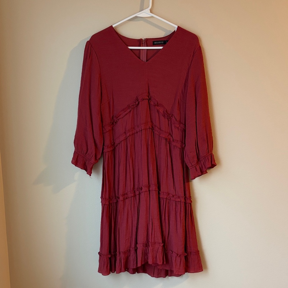 Women's Dress in Rust